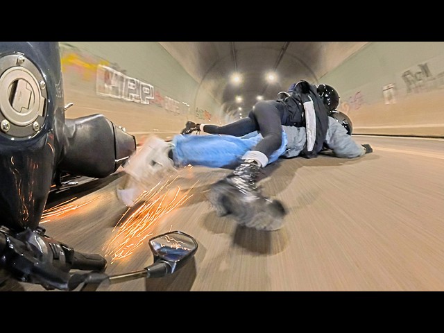 11 Minutes of Insane Motorcycle Crashes Caught on Camera