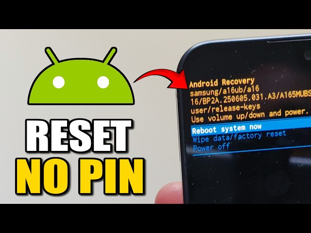 How To Hard Reset Android Phone Without PIN or Password (Forgot Tutorial)