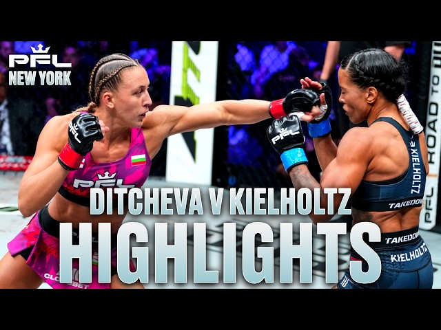 Women’s Flyweight BATTLE! | Dakota Ditcheva v Denise Kielholtz - Fight Highlights | PFL New York