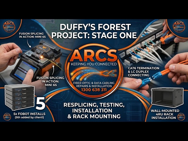 FIBRE SPLICING REPAIRS CAT6 CABLING AND MORE STAGE 1
