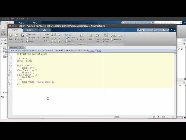 Week 2 - Part 7: Switch Statements