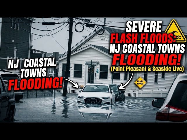 Point Pleasant & Seaside NJ Flooding | Nor’easter Coastline & Road Conditions Today