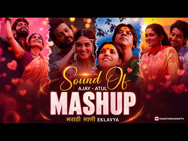 Sound Of Ajay-Atul Mashup | Road Trip Romantic Mashup | Marathi Love Songs 2026 | Marathi Tv Mashup