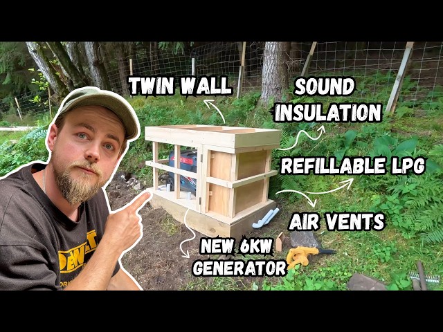 I Built a Generator Shed to Silence Our Off-Grid Power… Then Tested It