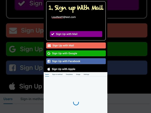 React native 2023 Firebase authentication -  Mail, Google, Facebook, Apple