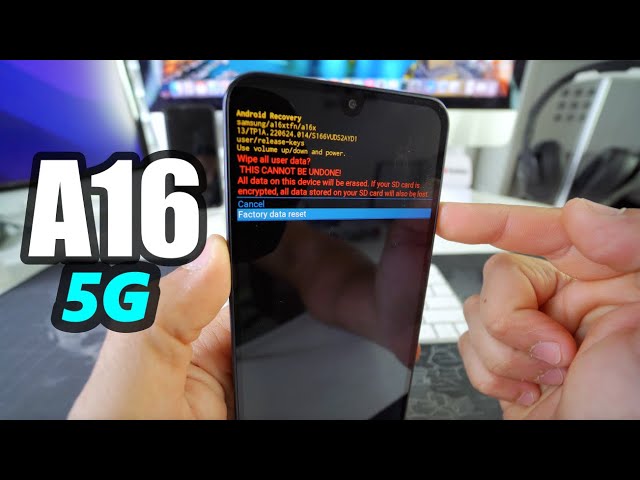 How To Hard Reset Samsung Galaxy A16 5G - Factory Reset