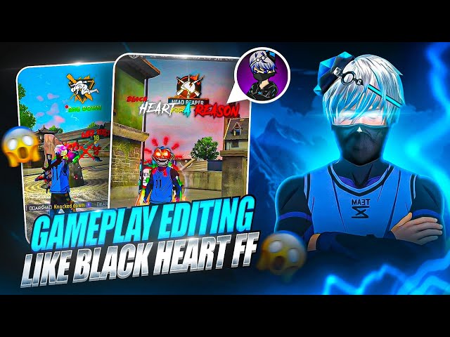 How To Edit Gameplay Shorts Like @BlackHeartFF 🤯 || Rollex Exe & BlackHeart Ff Editing Tutorial