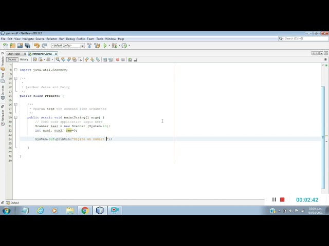 Ejercicios JAVA para principiantes, suma, resta, multiplicación, división