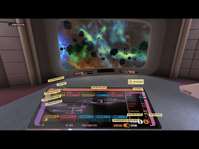 Training How to Tutorial Engineering / Operations on Enterprise D! Star Trek Bridge Crew - Red Squad