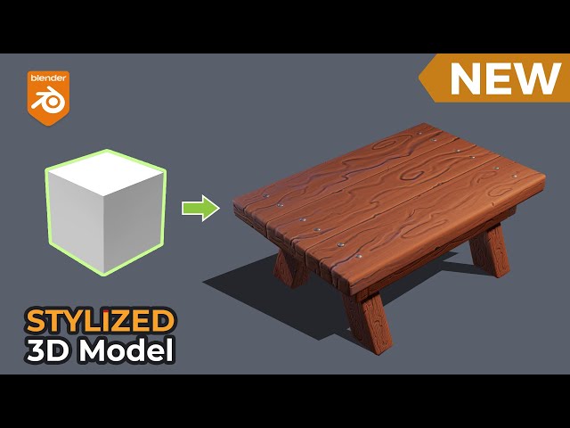 Create Stylized 3D model and Bake Maps