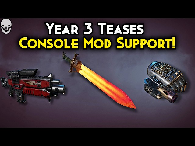 Console Mods, Patch 14 & NEW Year 3 Teases! | Space Marine 2