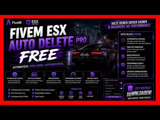 FiveM ESX Auto Delete Pro FREE