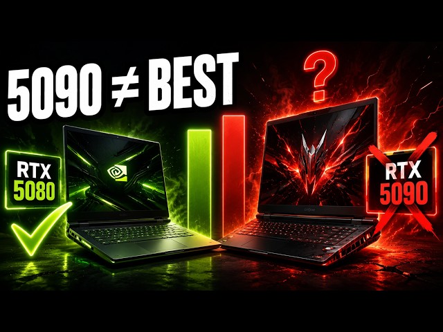 The Best NVIDIA Laptop GPU Isn’t Always the RTX 5090