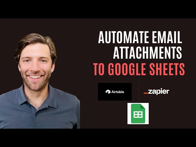Automate Data Entry Email Attachments to Google Drive with Zapier