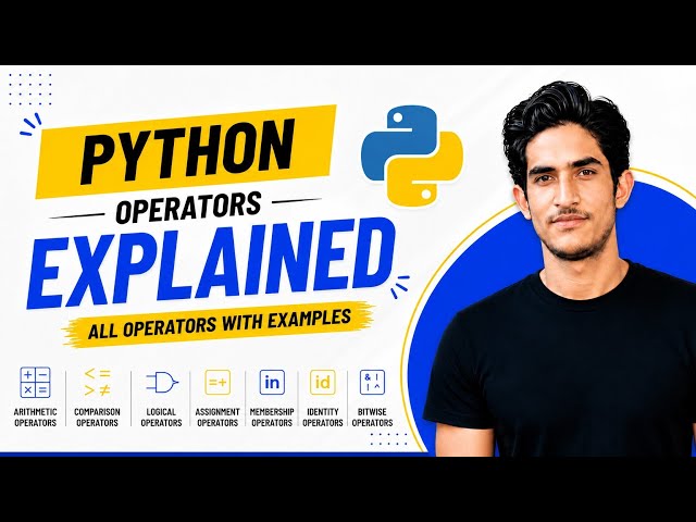 Python Operators in One Shot | Complete Python Operators Tutorial