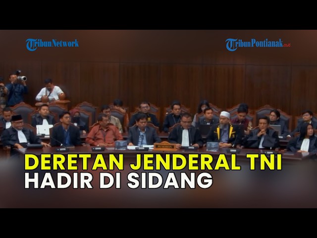 ARRAY OF TNI GENERALS PRESENT AT GIBRAN’S DIPLOMA HEARING❗ FORMER ARMY CHIEF OF STAFF AND DEPUTY ...