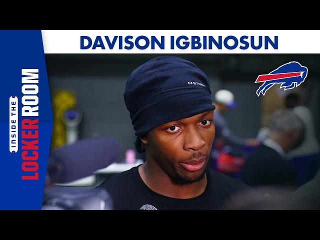 Davison Igbinosun Met With The Media After Practice | Buffalo Bills