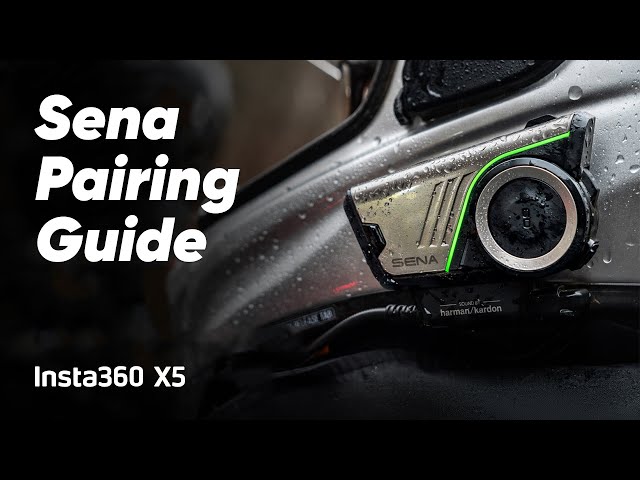 Insta360 X5 | How to Pair Your Sena Headset