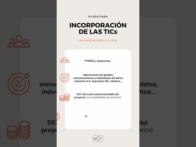Ayuda para incorporar las TICs en las pymes de Castilla y León
