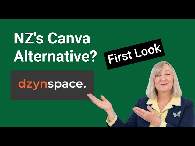 I Tried DzynSpace, NZ's Canva Alternative | My First Look