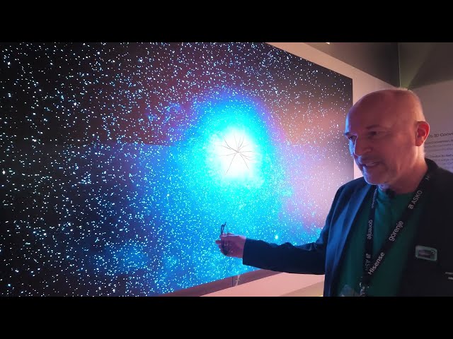 Hisense 163-Inch 4K Micro LED Display with RGBY Sub-Pixels and 10,000 Nits