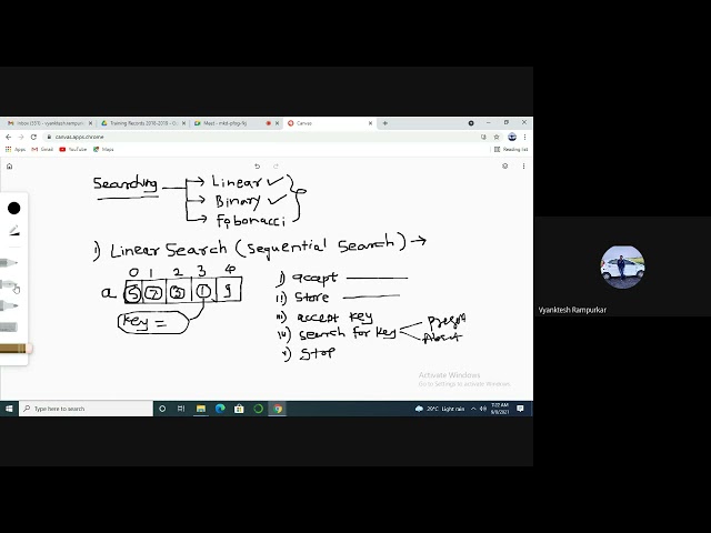 Linear(Sequential) Search by Harshal Rampurkar