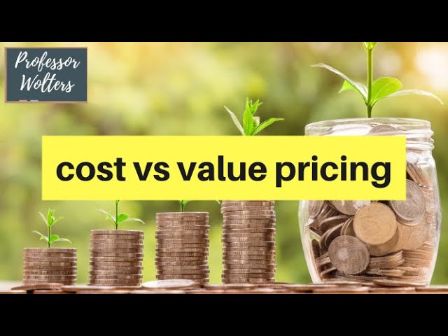 Cost vs Value Based Pricing - How Should You Price?