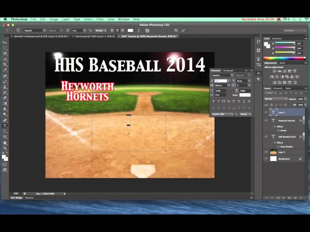 Baseball Score Card Tutorial -- Alyssa