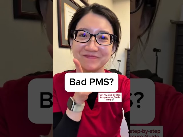 Get rid of your bad PMS naturally with acupressure