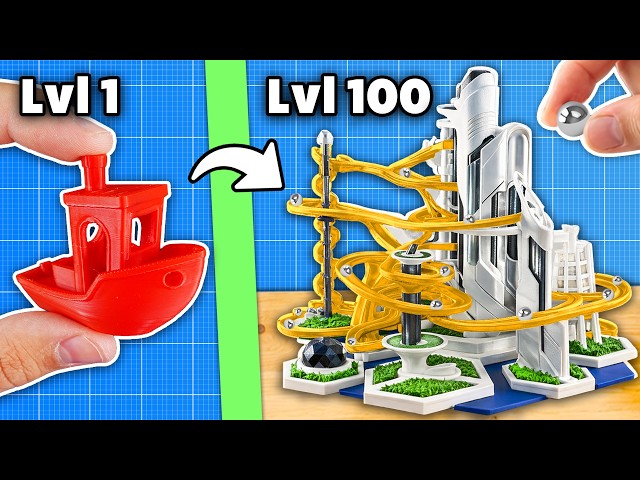 LEVEL 1 to 100 3D Prints...