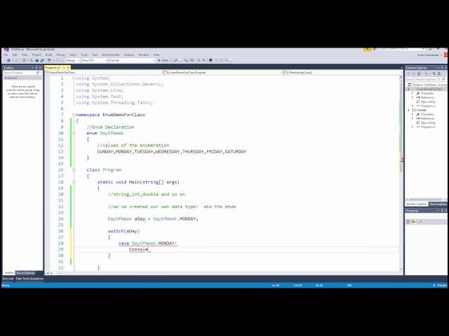 C# - Simple Enumeration Example