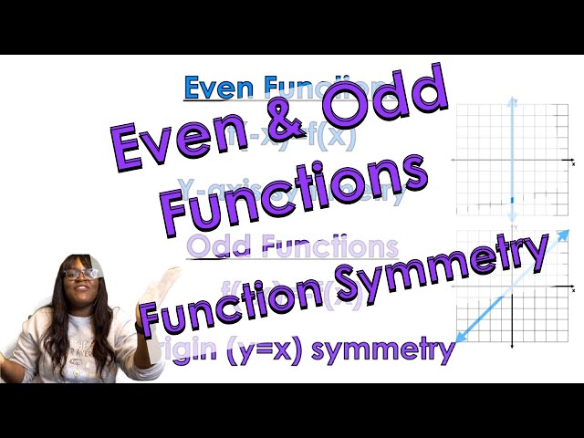 Even and Odd Functions and Function Symmetry