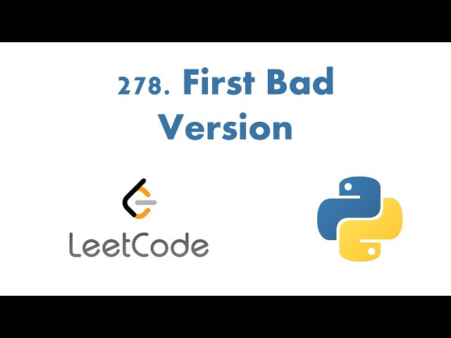 278. First Bad Version || Python || LeetCode