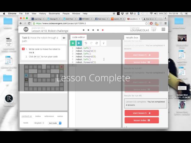 Robot Coding Screen Recording
