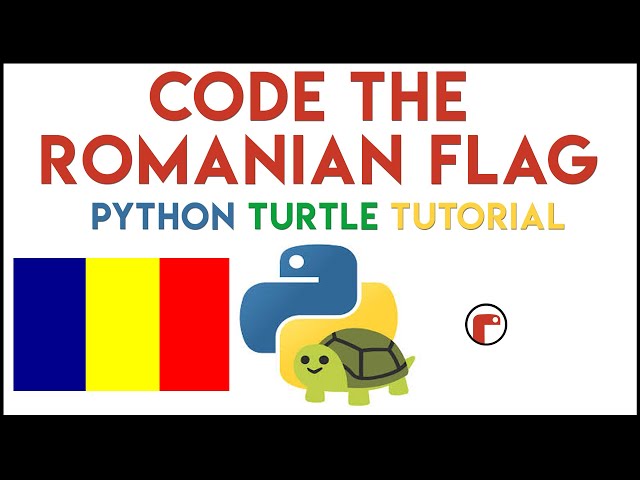 Python Turtle - Code the Romanian Flag Tutorial