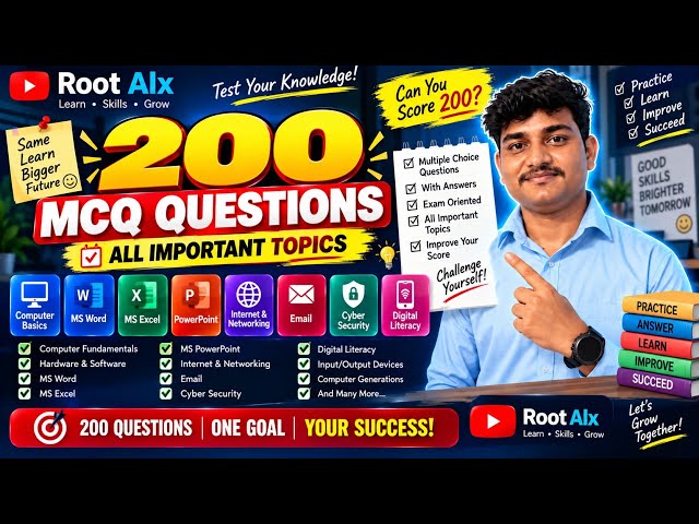 Computer MCQ Questionsand Answers | Most Important Computer Questions | MS Word, Excel ,PowerPoint