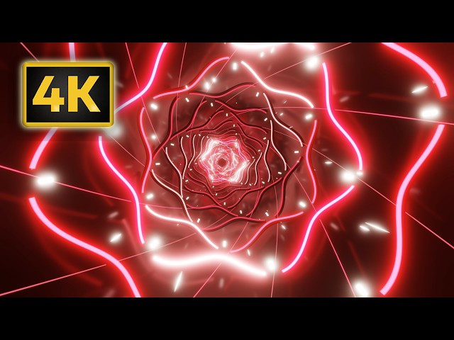 4K Backgrounds 4 Hours Colorful Loop Ruby Velvet Luxury Screensaver No Sound