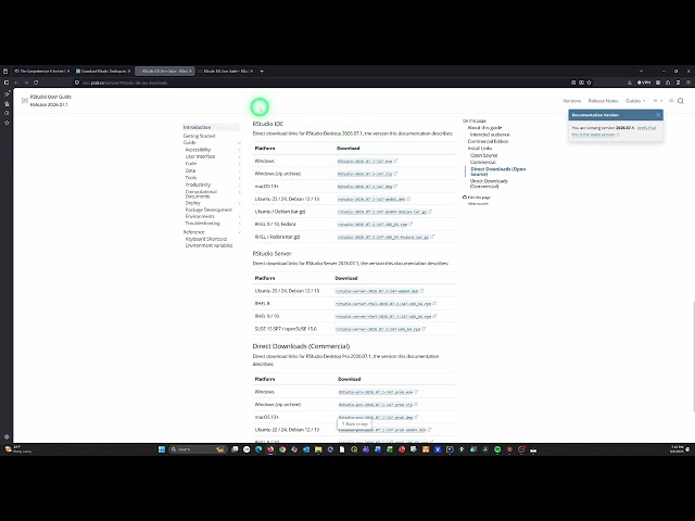 Setup R and RStudio (Windows 11)