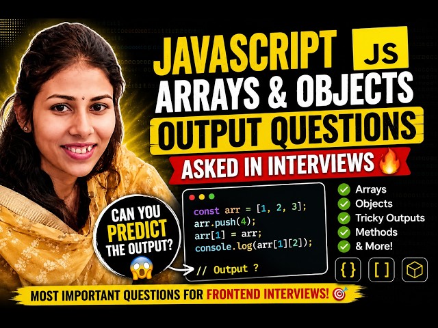 Top JS Array & Object Output Questions Asked in Interviews 😱