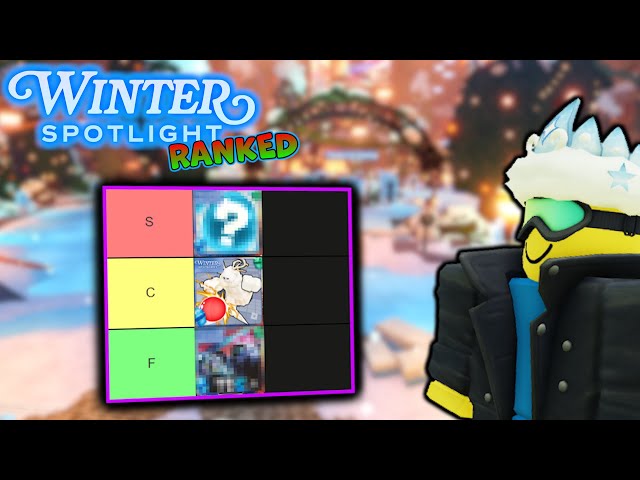 Winter Spotlight TIER LIST (it ended 2 months ago)