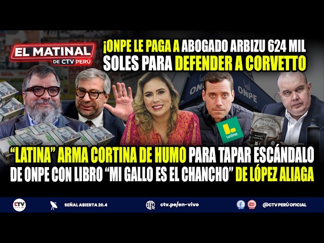 El Matinal de “CTV Perú” 🇵🇪 con Claudia Toro