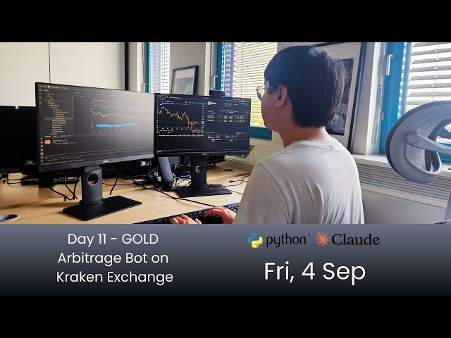 Live Algorithmic Trading with Python and Claude Code - Day 11: Arbitrage on Kraken