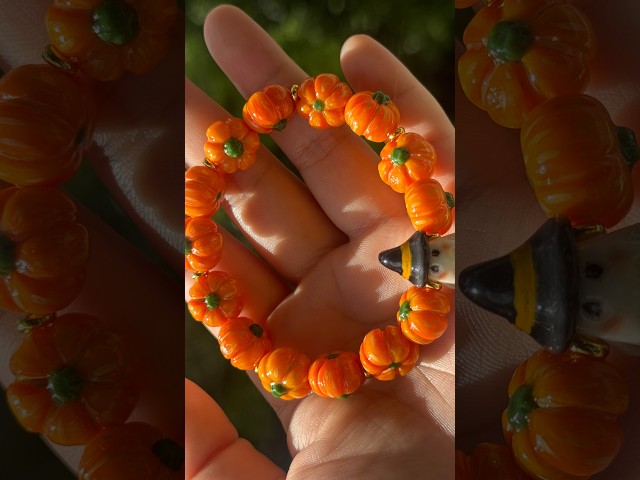 #shorts The Spooky Cute version is ready! 🎃👻  #claybracelet #HalloweenJewelry #HandmadeBracelet