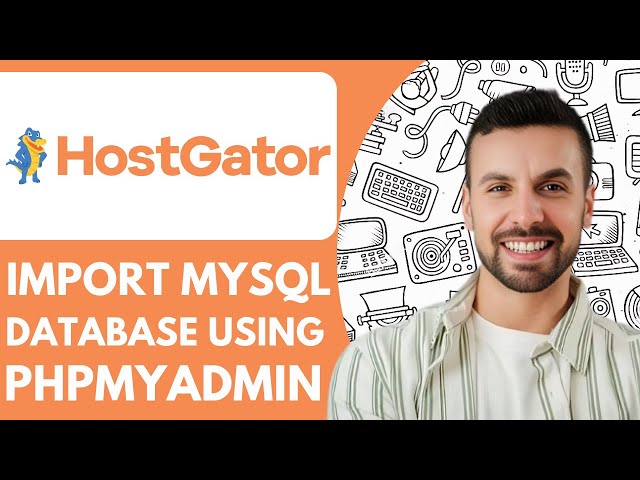 How To Import A Mysql Database Using Phpmyadmin - Hostgator Cpanel - 2025 (fast & Easy)