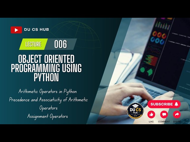 Object oriented programming using python lecture 6 bsc Hons computer science University of Delhi