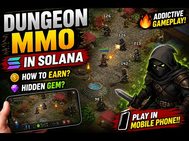#BEST DUNGEON MMO? -  PLAY 2 EARN - HOW TO EARN ? -ADDICTIVE GAMEPLAY!! MOBILE GAME!!