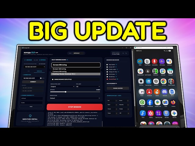 Meet SCRCPY GUI 3.0 – Faster, Cleaner, Better
