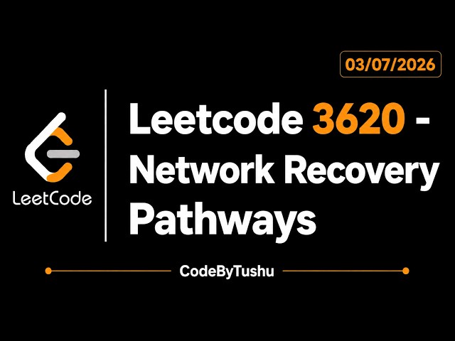 LeetCode 3620 | Network Recovery Pathways | Java Solution | Binary Search + DAG DP | CodeByTushu