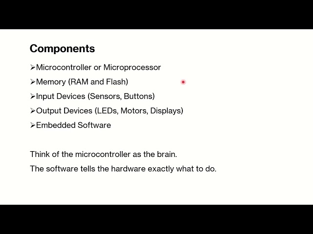 Embedded Systems Explained for Beginners | Complete Guide Learn in 25 Minutes - Main Component in ES
