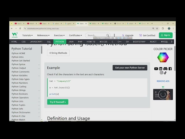 5. Python string built in functions